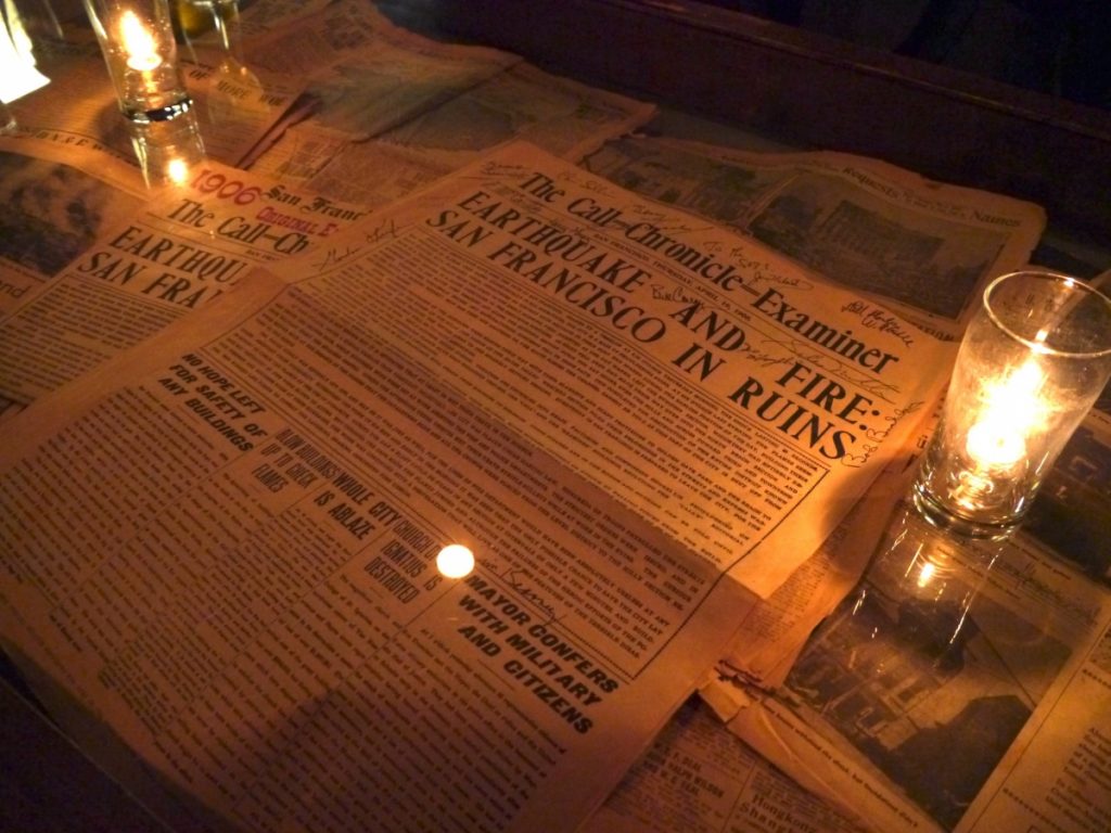 舊金山報業主題酒吧 Newspaper-themed Bar：Local Edition